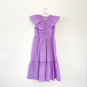 Purple Ruffled Dress